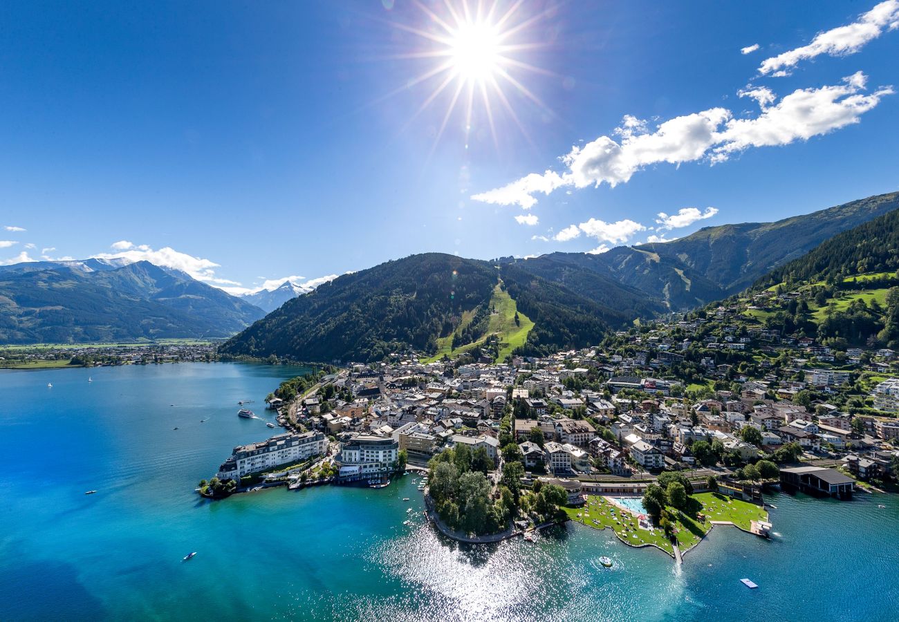 Ferienwohnung in Zell am See - Panorama App 2B am See, für 2-3, free WIFI